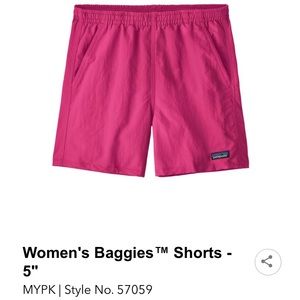 Patagonia Women's 5' Baggies